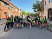 Gekke fietsen tijdens de verkeersactiedag